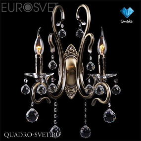 Бра EUROSVET 12505 12505/2 античная бронза Strotskis