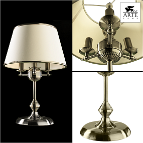 Настольная лампа Arte Lamp ALICE A3579LT-3AB