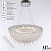 Хрустальная подвесная светодиодная люстра APL LED Sicilia SH501.0.50.B.LED -DIM.Ni