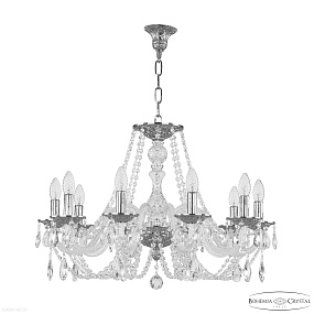 Хрустальная подвесная люстра Bohemia IVELE Crystal 1601/10/240 Ni