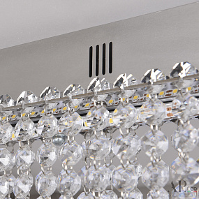 Хрустальная потолочная светодиодная люстра APL LED Sicilia SH04.52.A.Ni.4000.PK