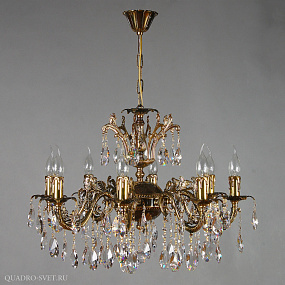 Люстра подвесная AMBIENTE Granada 2118/8 PB Tear Drop