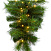 Хвойный декор CRYSTAL TREES Капля АРИЯ с вплетенной гирляндой KP6332