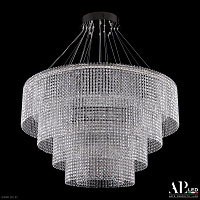 Большая хрустальная светодиодная люстра APL LED Sicilia SH02.93.4D.A.Ni.4000.INT