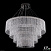 Большая хрустальная светодиодная люстра APL LED Sicilia SH02.93.4D.A.Ni.4000