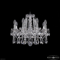 Хрустальная подвесная люстра Bohemia IVELE Crystal 1413/8/165 Ni