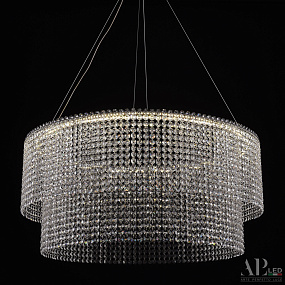 Хрустальная подвесная светодиодная люстра APL LED Sicilia SH02.73.C.Ni.4000