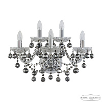 Бра с хрусталем Bohemia IVELE Crystal 1409B/3+2/195/XL Ni R731