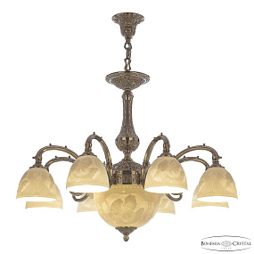 Подвесная люстра Bohemia Ivele Crystal Verona 72109P/8/210 Ni P1 D Angel