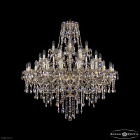 Большая хрустальная люстра Bohemia IVELE Crystal 1415/20+10+5/400 G M801