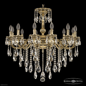 Подвесная хрустальная люстра Bohemia Ivele Crystal 75101/12/250 B GB