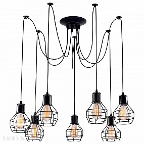 Подвесная люстра Arte Lamp A1109SP-7BK