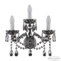 Бра с хрусталем Bohemia IVELE Crystal 1413B/2+1/165 Ni M781