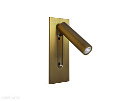 Встраиваемый светодиодный светильник Donolux Boston DL18436/E Br.Brass