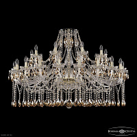 Большая хрустальная люстра Bohemia IVELE Crystal 1413/20+10/460 G K721