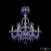 Хрустальная подвесная люстра Bohemia IVELE Crystal 1410/6+3/195/XL-66 Ni V3001