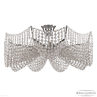 Хрустальная потолочная люстра Bohemia IVELE Crystal 778/58 Ni