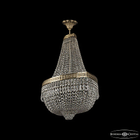 Большая хрустальная люстра Bohemia IVELE Crystal 19273/H2/100IV Pa