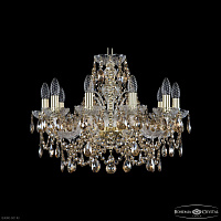 Хрустальная подвесная люстра Bohemia IVELE Crystal 1411/10/195 G R721