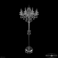 Хрустальный торшер Bohemia IVELE Crystal 1415T2/8/200-160 Ni