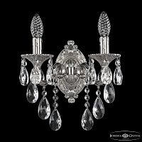 Бра с хрусталем Bohemia Ivele Crystal Verona 7201B11/2/125 B Ni
