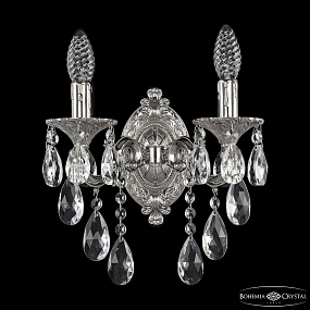 Бра с хрусталем Bohemia Ivele Crystal Verona 7201B11/2/125 B Ni