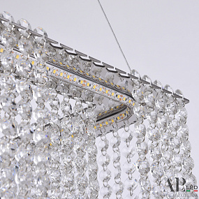 Хрустальная подвесная светодиодная люстра APL LED Sicilia SH04.42.D.Ni.4000