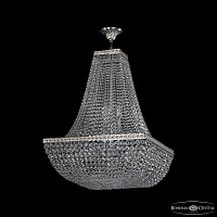 Хрустальная подвесная люстра Bohemia IVELE Crystal 19112/H2/55IV Ni