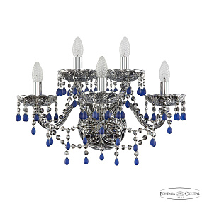 Бра с хрусталем Bohemia IVELE Crystal 1410B/3+2/195/XL Ni V3001 M781