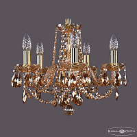 Хрустальная подвесная люстра Bohemia IVELE Crystal 1402/5/141/G/M721