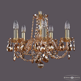 Хрустальная подвесная люстра Bohemia IVELE Crystal 1402/5/141/G/M721