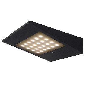 Уличный настенный LED светильник с датчиком движения MANTRA YETI 7098