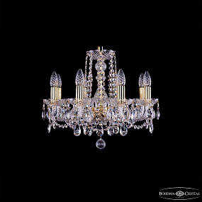 Хрустальная подвесная люстра Bohemia IVELE Crystal 1402/8/160/G