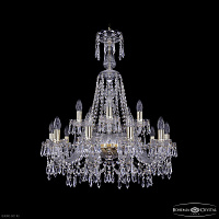 Большая хрустальная люстра Bohemia IVELE Crystal 1403/10+5/240/XL-80 G