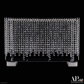 Хрустальная светодиодная настольная лампа APL LED Sicilia SH500.L1.60.B.Ni.4000