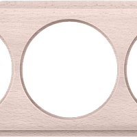 Рамка на 3 поста (беленый дуб) Werkel WL15-frame-03