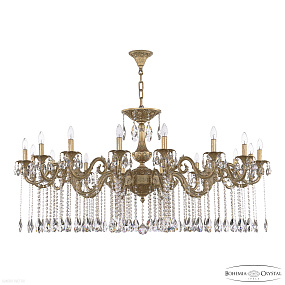 Большая хрустальная люстра Bohemia IVELE Crystal AL79104/16/550 A AG