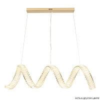 Подвесная хрустальная светодиодная люстра Crystal Lux MUSIKA SP100W LED L1200 GOLD