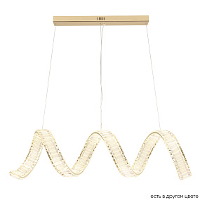 Подвесная хрустальная светодиодная люстра Crystal Lux MUSIKA SP100W LED L1200 GOLD