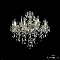 Хрустальная подвесная люстра Bohemia IVELE Crystal 1415/10+5/220 G