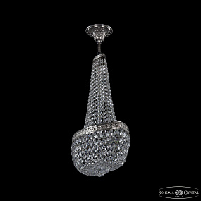 Хрустальная подвесная люстра Bohemia IVELE Crystal 19283/H2/45IV Ni