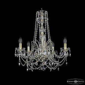 Хрустальная подвесная люстра Bohemia IVELE Crystal 1411/5/195/h-62 G