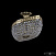 Хрустальная потолочная люстра Bohemia IVELE Crystal 19113/70IV G