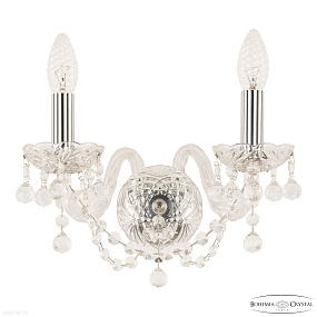 Бра хрустальное Bohemia IVELE Crystal 108B/2/141 Ni