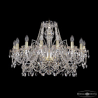 Хрустальная подвесная люстра Bohemia IVELE Crystal 1411/16/300/G
