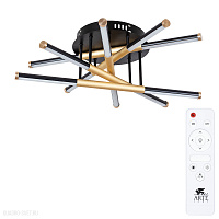 Потолочная светодиодная люстра Arte Lamp FERNANDO A2199PL-5BK