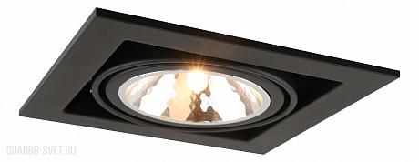 Встраиваемый светильник Arte Lamp Cardani A5949PL-1BK