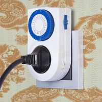 Розетка-таймер Elektrostandard 16A x1 IP20 Белый TMH-M-3 16A x1 IP20