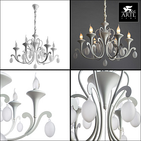 Люстра подвесная Arte Lamp MONTMARTRE A3239LM-6WH