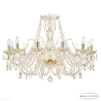 Хрустальная подвесная люстра Bohemia IVELE Crystal 105/12/300 G